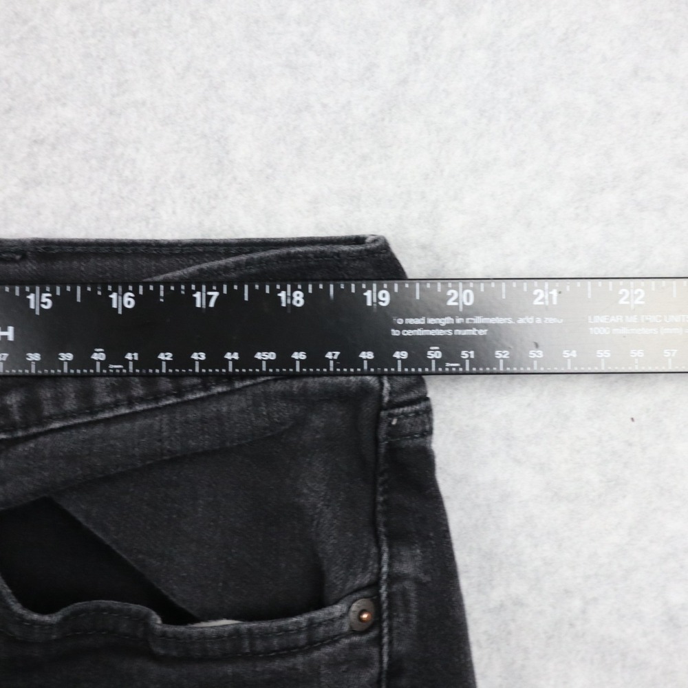 Levi's 505‎ Jeans Mens 40x30 Regular Fit Stretch Flex 5-Pocket Denim Black - Picture 7 of 12
